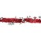 Northlight Tinsel with Snowflakes Artificial Christmas Garland - 12' x 3" - Red and Silver - Unlit